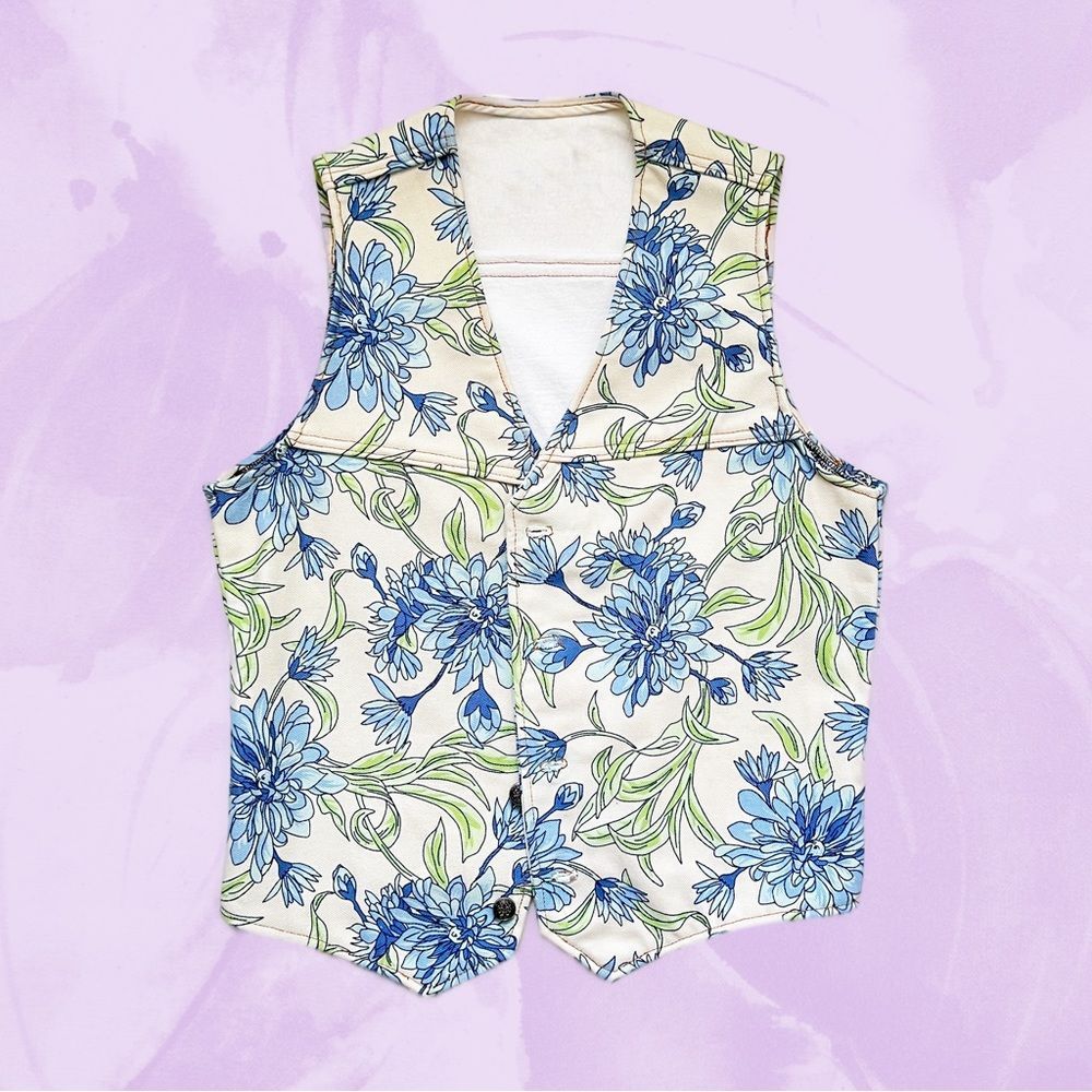 SSF Purple Label Floral Vest
